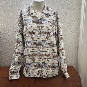 Liz Claiborne equestrian Shirt